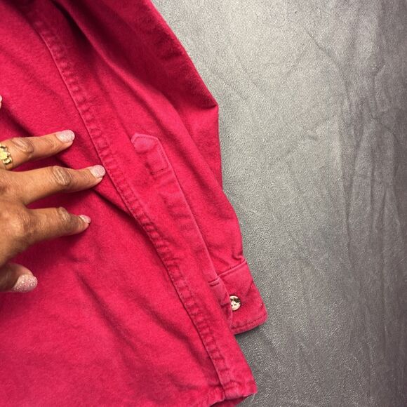 Vintage Cabela’s Brushed Flannel Shacket XL Embroidered Labrador Dog Heavyweight - Picture 7 of 16